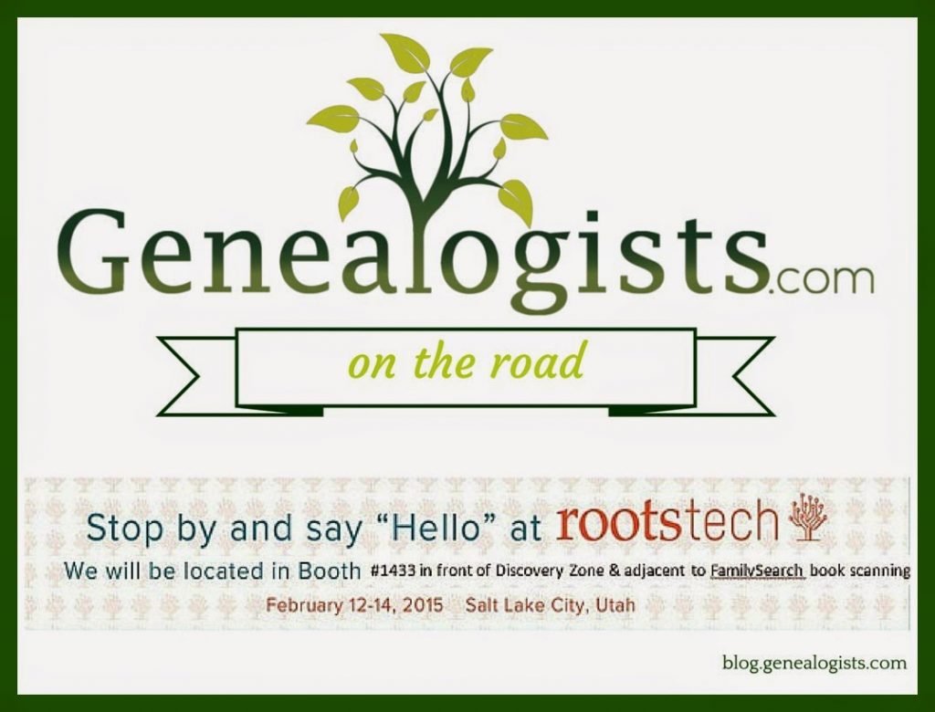 Genealogists.com, RootsTech, Conference, Discount, FGS, 2015